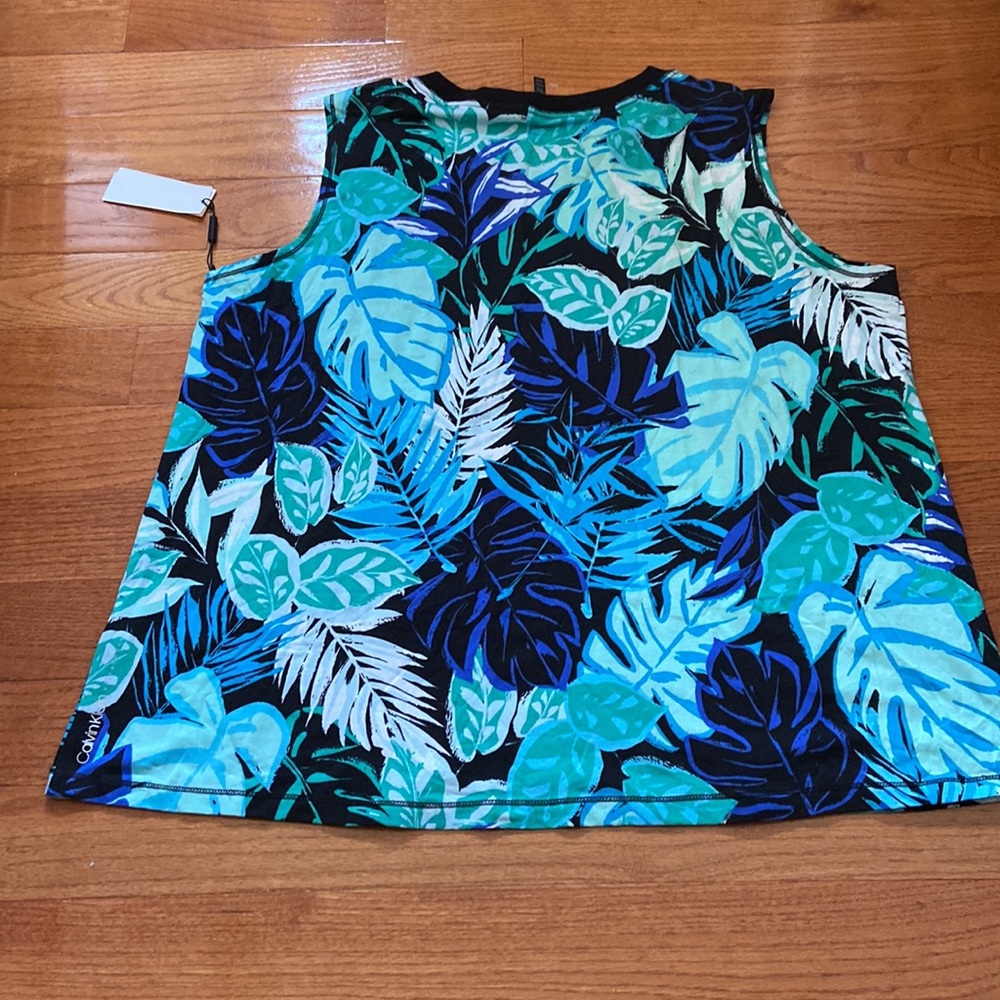 Calvin Klein Performance Printed Top - Picture 2 of 5